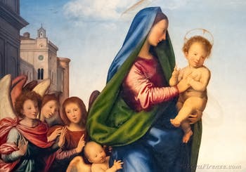 Fra Bartolomeo, Visione di San Bernardo, 1504-1507, Galleria degli Uffizi a Firenze, Italia