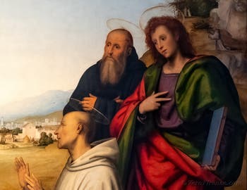 Fra Bartolomeo, Visione di San Bernardo, 1504-1507, Galleria degli Uffizi a Firenze, Italia