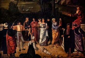 Giorgione, Il giudizio di Salomone, 1496-1506, Galleria degli Uffizi, Firenze, Italia