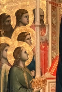 Giotto, Maestà di Ognissanti, Madonna di Ognissanti, 1310, Galleria degli Uffizi, Firenze, Italia