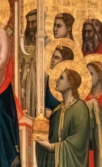 Giotto, Maestà di Ognissanti, Madonna di Ognissanti, 1310, Galleria degli Uffizi, Firenze, Italia