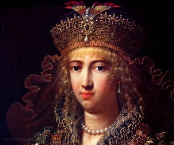 Jacopo Ligozzi, Virginia de' Medici, 1586, Galleria degli Uffizi, Firenze, Italia