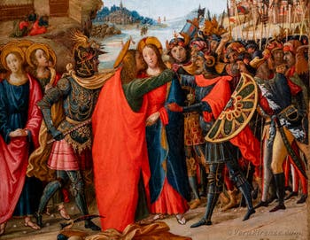 Maestro di Marradi, Cattura di Cristo, 1500-1510, alla Galleria degli Uffizi, Firenze, Italia