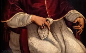 Raffaello, Ritratto di papa Giulio II della Rovere, Galleria degli Uffizi a Firenze