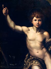 Raffaello, San Giovanni Battista nel deserto, Galleria degli Uffizi a Firenze