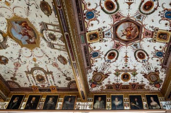 Sala della Galleria degli Uffizi a Firenze