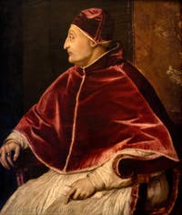 Tiziano, Ritratto di Papa Sisto IV, 1540-1545, Galleria degli Uffizi, Firenze, Italia
