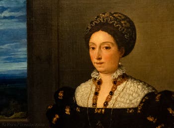 Tiziano, Ritratto di Eleonora Gonzaga della Rovere, 1536-1538, Galleria degli Uffizi, Firenze, Italia