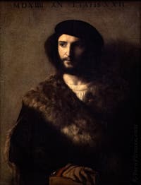 Tiziano, L'uomo malato, 1514, Galleria degli Uffizi, Firenze, Italia