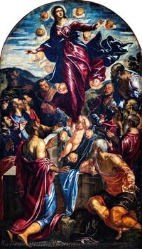 Tintoretto, L’Assunzione della Vergine, alle Gallerie dell’Accademia di Venezia, in Italia