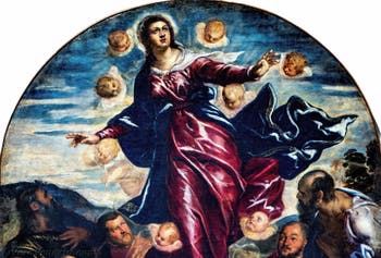 Tintoretto, L’Assunzione della Vergine, alle Gallerie dell’Accademia di Venezia, in Italia