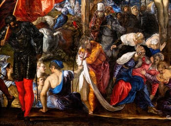 Tintoretto, Crocefissione, alle Gallerie dell’Accademia di Venezia, in Italia