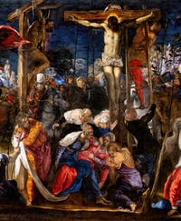 Tintoretto, Crocefissione, alle Gallerie dell’Accademia di Venezia, in Italia