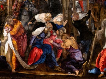 Tintoretto, Crocefissione, alle Gallerie dell’Accademia di Venezia, in Italia