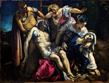 Tintoretto, Deposizione di Cristo dalla croce, alle Gallerie dell’Accademia di Venezia, in Italia