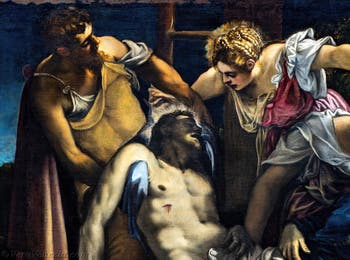 Tintoretto, Deposizione di Cristo dalla croce, alle Gallerie dell’Accademia di Venezia, in Italia