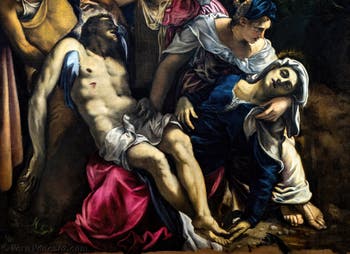 Tintoretto, Deposizione di Cristo dalla croce, alle Gallerie dell’Accademia di Venezia, in Italia