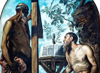 Tintoretto, San Girolamo e Sant'Andrea, alle Gallerie dell'Accademia di Venezia, in Italia