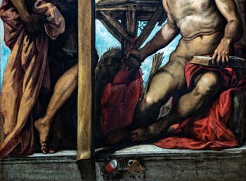 Tintoretto, San Girolamo e Sant'Andrea, alle Gallerie dell'Accademia di Venezia, in Italia