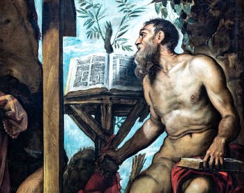 Tintoretto, San Girolamo e Sant'Andrea, alle Gallerie dell'Accademia di Venezia, in Italia