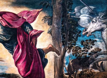 Tintoretto, La creazione degli animali, alle Gallerie dell'Accademia di Venezia, in Italia