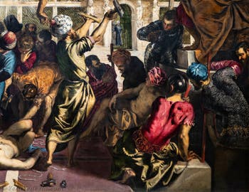 Tintoretto, Il miracolo di San Marco che libera lo schiavo dalla tortura, alle Gallerie dell'Accademia di Venezia, in Italia