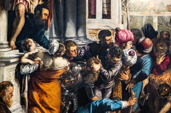 Tintoretto, Il miracolo di San Marco che libera lo schiavo dalla tortura, alle Gallerie dell'Accademia di Venezia, in Italia