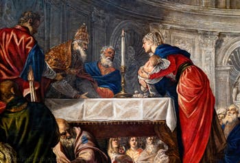 Tintoretto, La Presentazione di Gesù al Tempio, alle Gallerie dell'Accademia a Venezia, in Italia