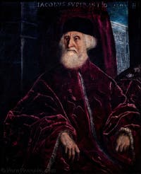 Tintoretto, Ritratto del procuratore Jacopo Soranzo, alle Gallerie dell'Accademia di Venezia, in Italia