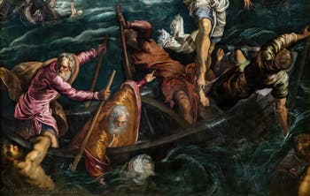 Tintoretto, San Marco salva un saraceno dal naufragio, alle Gallerie dell'Accademia di Venezia, in Italia