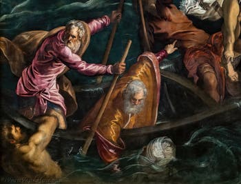 Tintoretto, San Marco salva un saraceno dal naufragio, alle Gallerie dell'Accademia di Venezia, in Italia