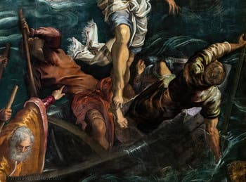 Tintoretto, San Marco salva un saraceno dal naufragio, alle Gallerie dell'Accademia di Venezia, in Italia