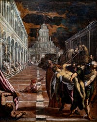 Tintoretto, La Traslazione del corpo di San Marco, alle Gallerie dell'Accademia di Venezia, in Italia