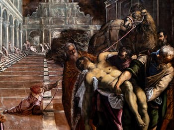 Tintoretto, La Traslazione del corpo di San Marco, alle Gallerie dell'Accademia di Venezia, in Italia