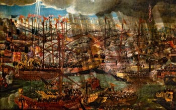 Paolo Veronese, Allegoria della battaglia di Lepanto, alle Gallerie dell'Accademia di Venezia, in Italia