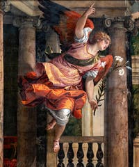 Paolo Veronese, L'Annunciazione della Vergine, alle Gallerie dell'Accademia di Venezia, in Italia