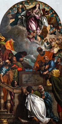 Paolo Veronese, Assunzione della Vergine, alle Gallerie dell’Accademia di Venezia, in Italia