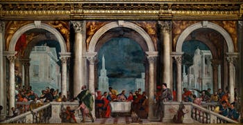 Paolo Veronese, Il banchetto nella casa di Levi, alle Gallerie dell'Accademia di Venezia, in Italia