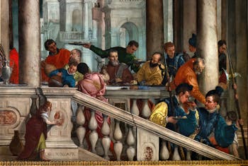 Paolo Veronese, Il banchetto nella casa di Levi, alle Gallerie dell'Accademia di Venezia, in Italia