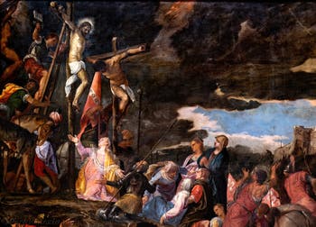 Paolo Veronese, Crocifissione, alle Gallerie dell'Accademia di Venezia, in Italia