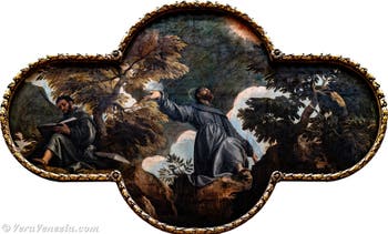 Paolo Veronese, San Francesco riceve le stigmate, alle Gallerie dell’Accademia di Venezia, in Italia