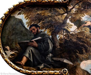 Paolo Veronese, San Francesco riceve le stigmate, alle Gallerie dell’Accademia di Venezia, in Italia