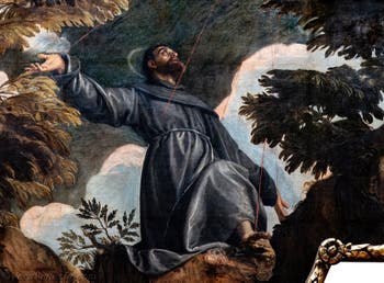 Paolo Veronese, San Francesco riceve le stigmate, alle Gallerie dell’Accademia di Venezia, in Italia
