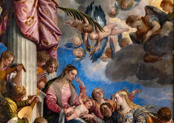 Paolo Veronese, Le nozze mistiche di Santa Caterina, alle Gallerie dell’Accademia di Venezia, in Italia