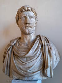 L'imperatore Adriano al Museo Archeologico di Venezia, in Italia