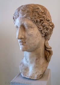 Testa di Agrippina Maggiore al Museo Archeologico di Venezia, in Italia