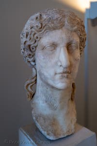 Testa di Agrippina Maggiore al Museo Archeologico di Venezia, in Italia