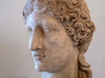Testa di Agrippina Maggiore al Museo Archeologico di Venezia, in Italia