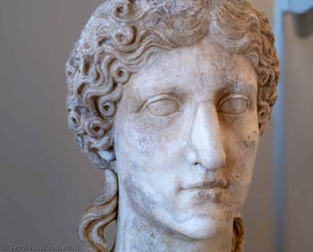 Testa di Agrippina Maggiore al Museo Archeologico di Venezia, in Italia