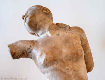 Ermafrodito che lotta con un Satiro al Museo Archeologico di Venezia, in Italia